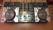 Комплект DJ оборудования DJM-350+CDJ-400 (2 шт.). 